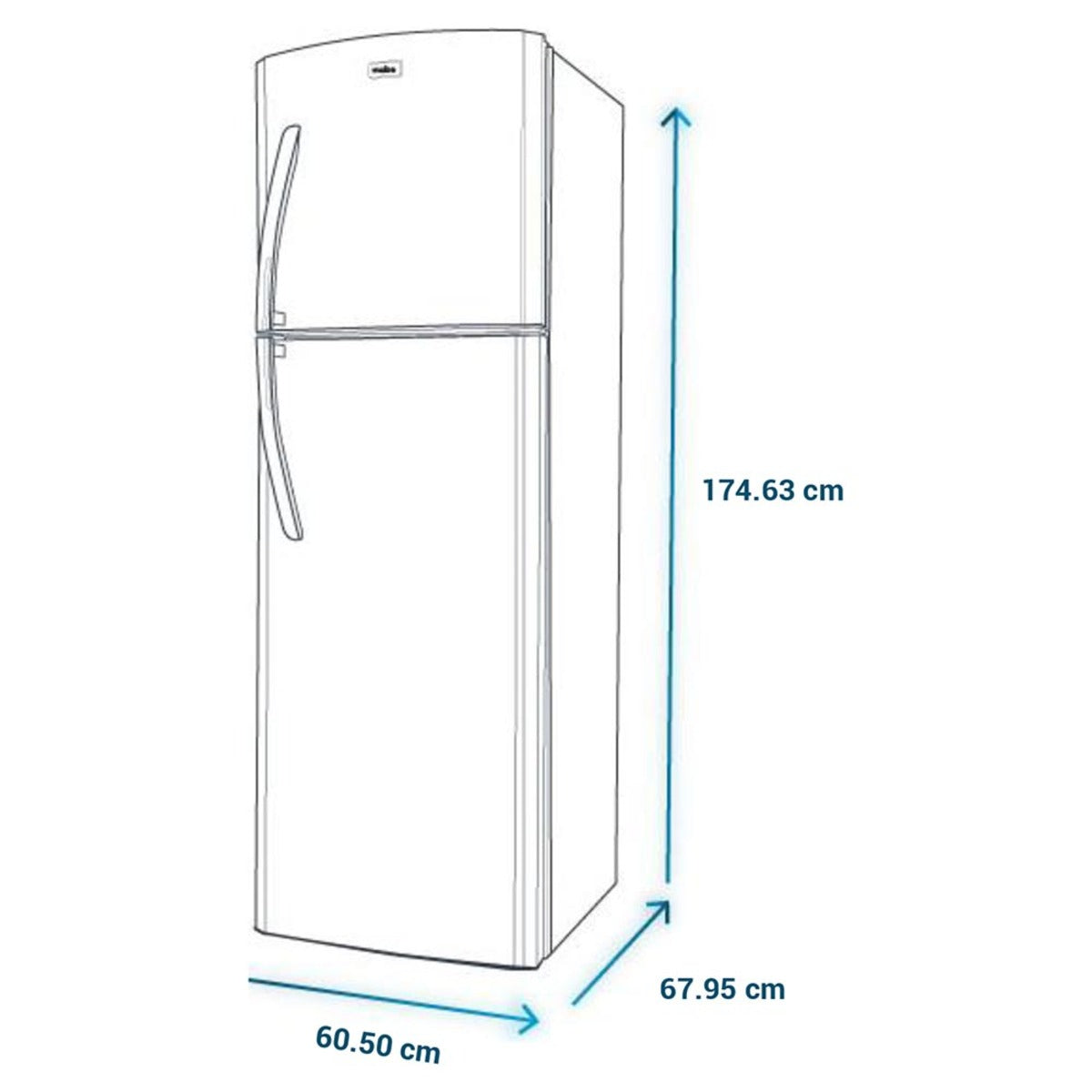 Refrigerador Automático Mabe 11 Pies 300L Silver