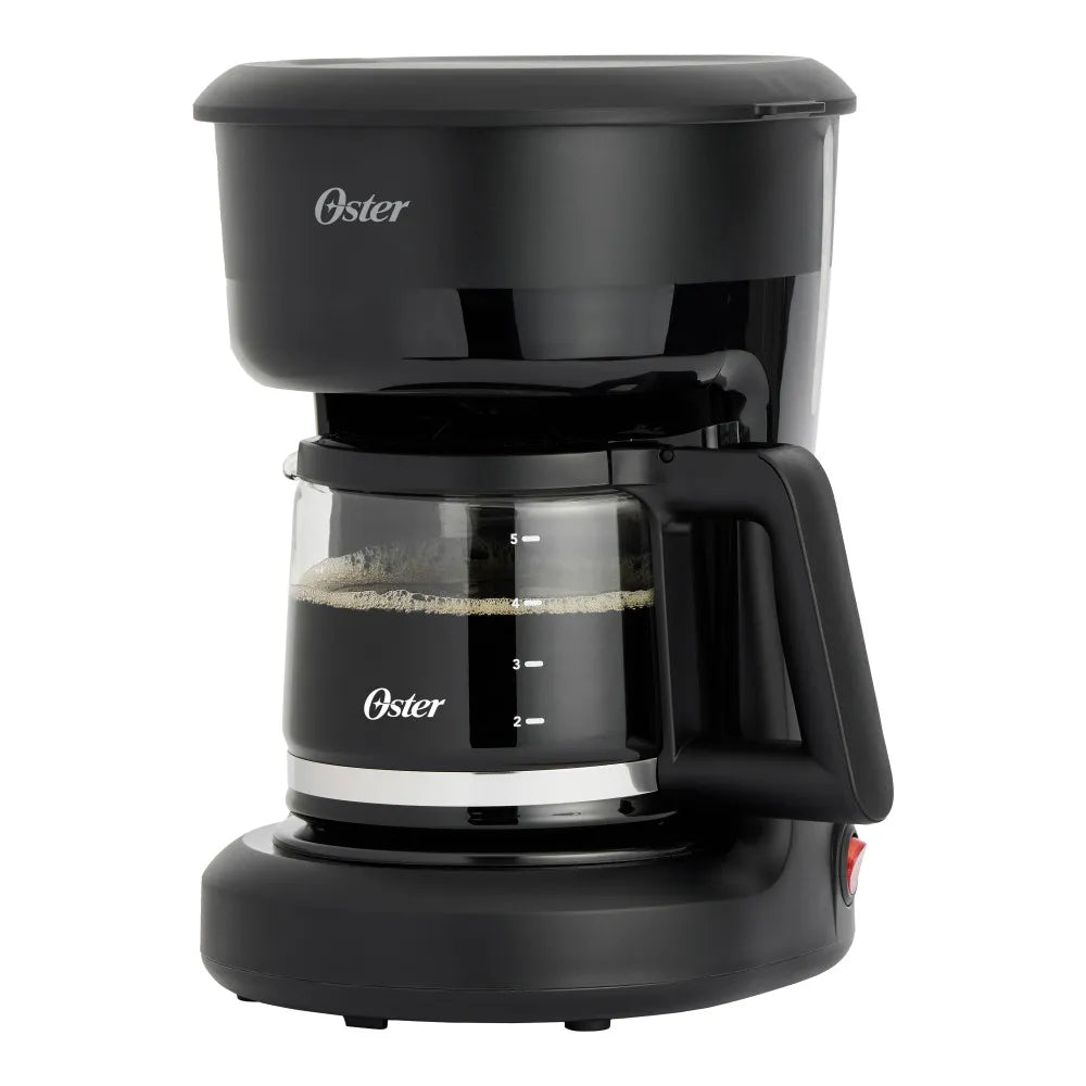 Cafetera Oster 5 Tazas Filtro Reutilizable Negra