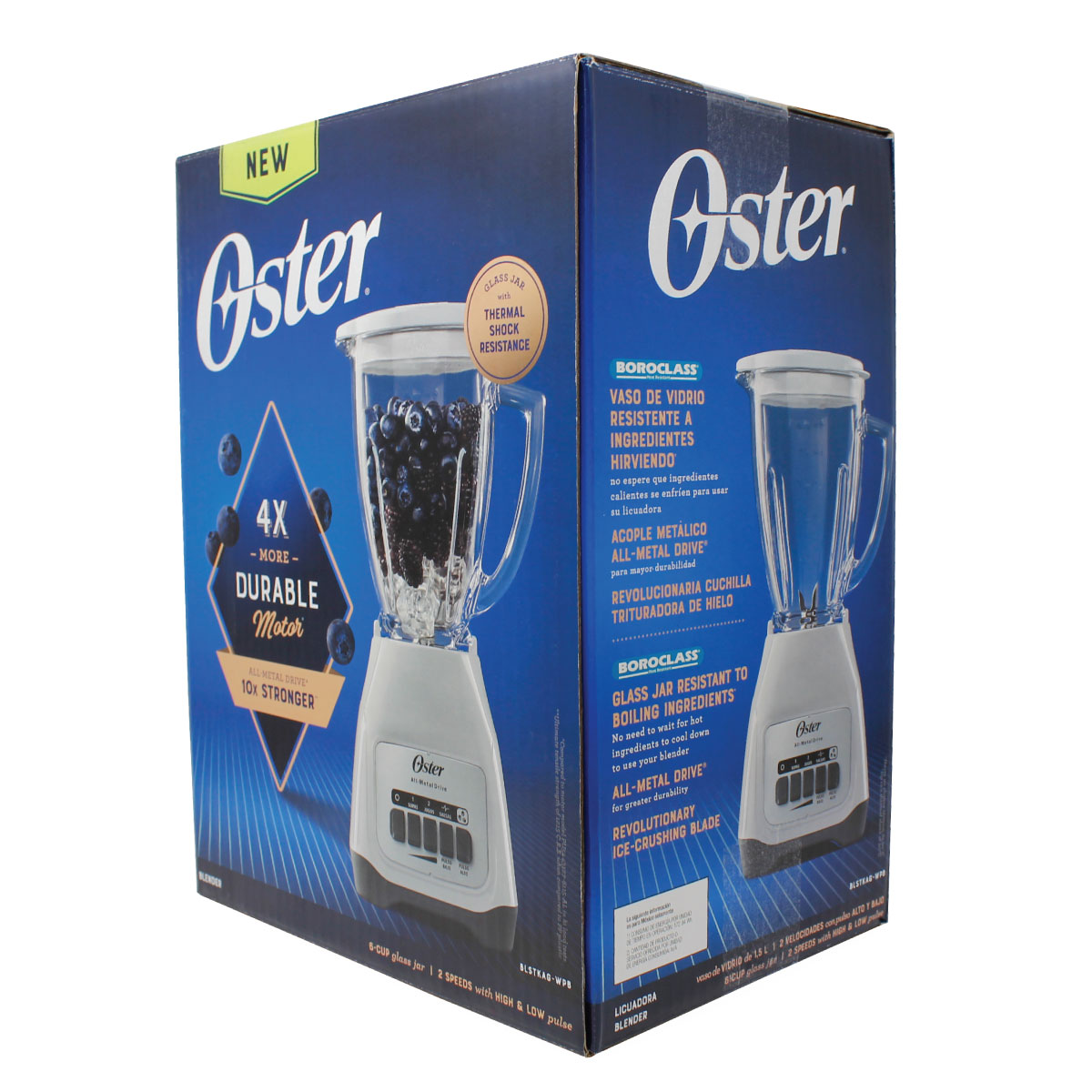 Licuadora Oster Kaliman 2 Velocidades 1.5 LT Jarra Vidrio