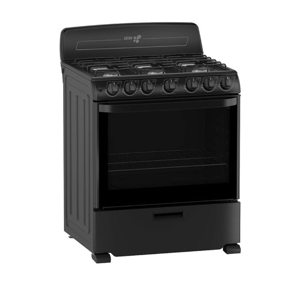 Estufa de Piso IEM 76 cm (30 pulgadas) Negra