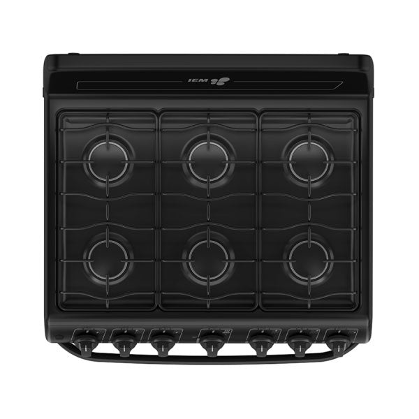 Estufa de Piso IEM 76 cm (30 pulgadas) Negra