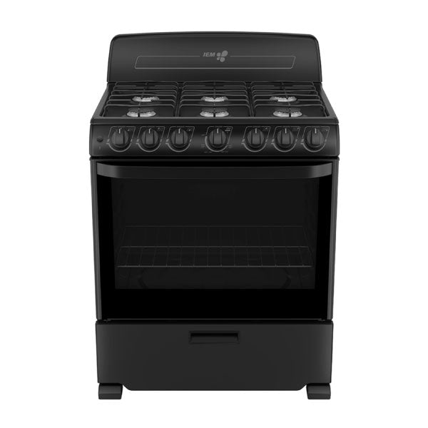 Estufa de Piso IEM 76 cm (30 pulgadas) Negra