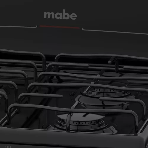 Estufa de Piso Mabe 50 cm Negro