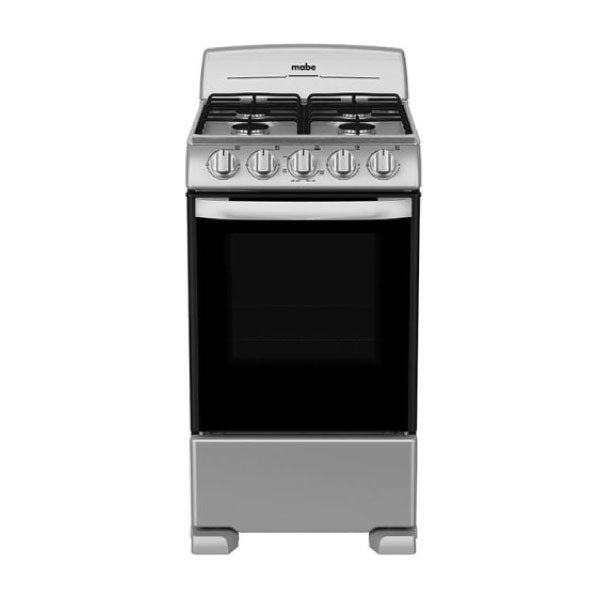 Estufa de Piso Mabe 50cm 4Q Plata Mercury