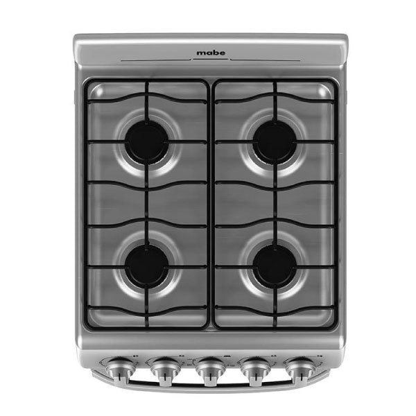 Estufa de Piso Mabe 50cm 4Q Plata Mercury