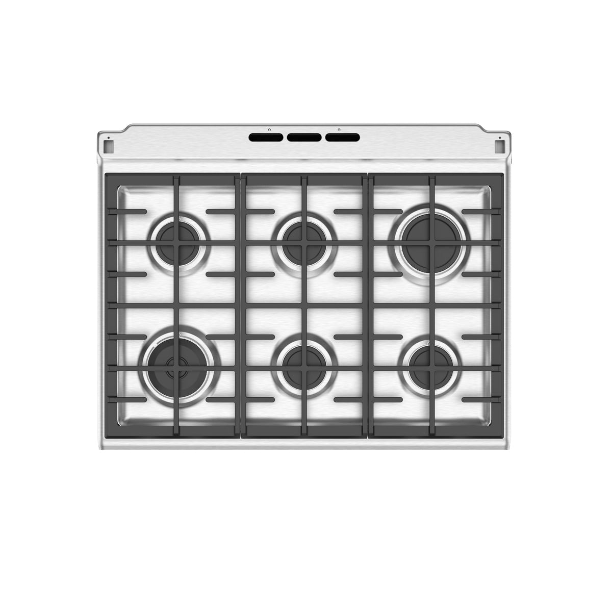 Estufa Mabe 30 Pulg De 6 Quemadores Color Plata