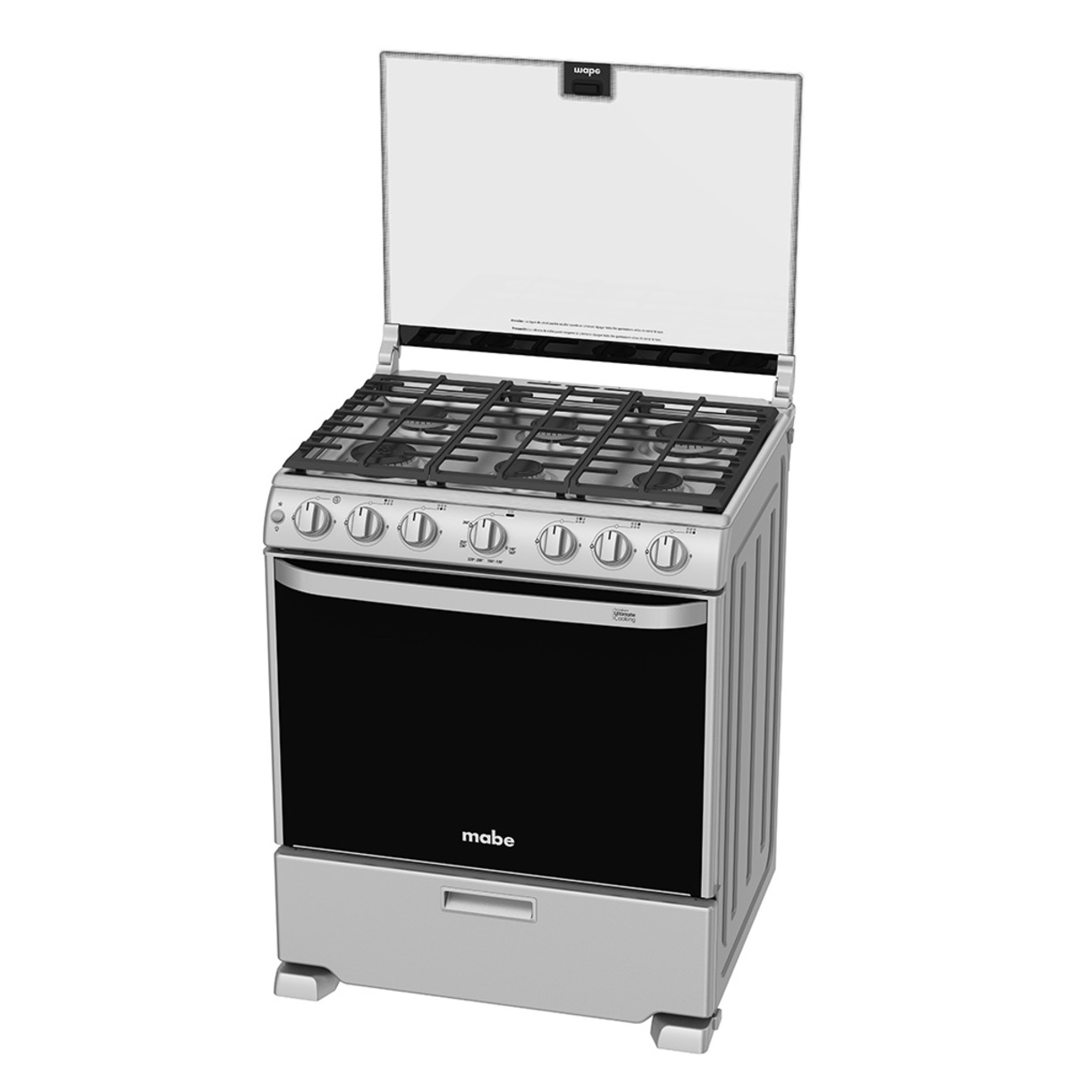 Estufa de piso 76 cm Inoxidable Mabe