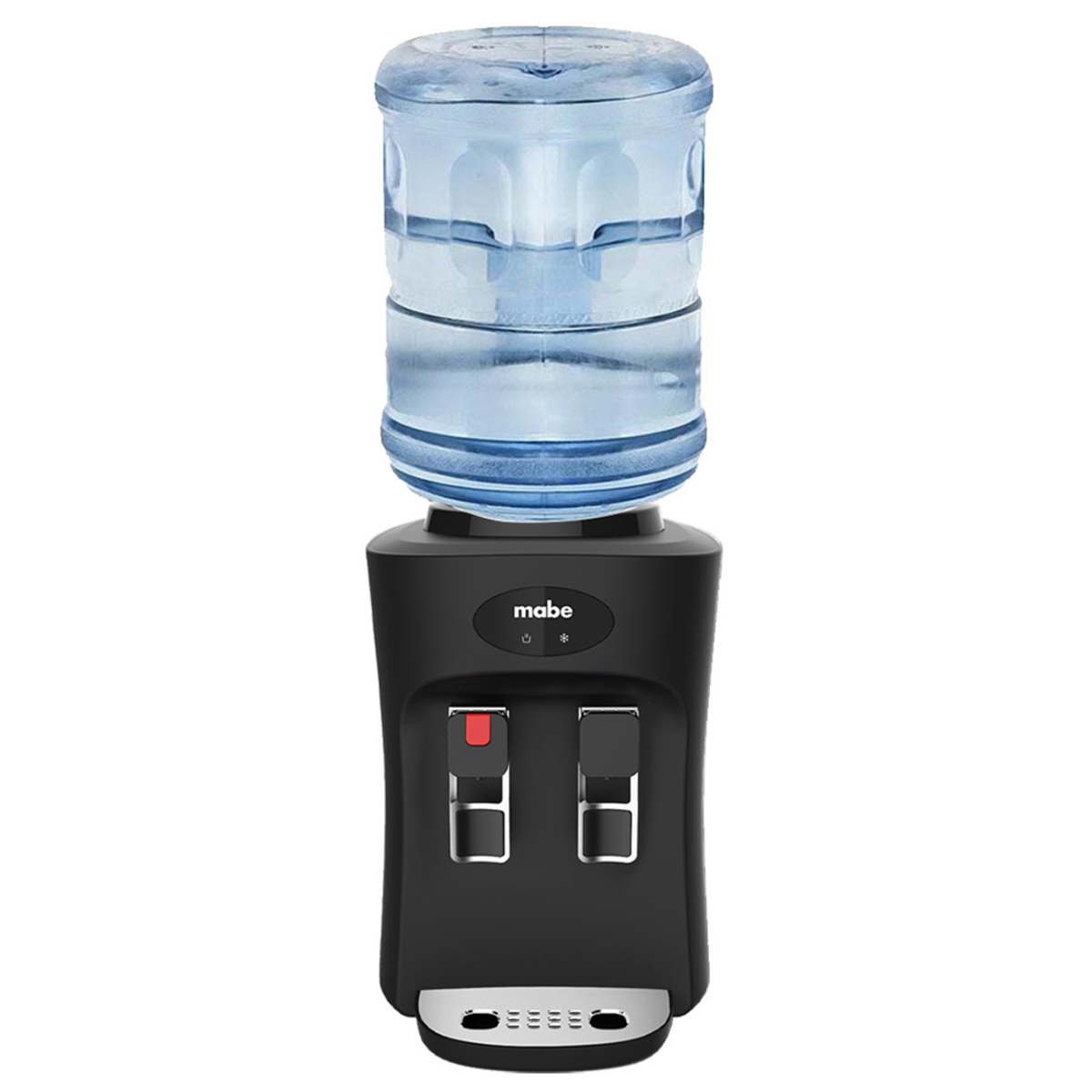 Enfriador De Agua De Mesa Mabe Color Negro 2 Llaves