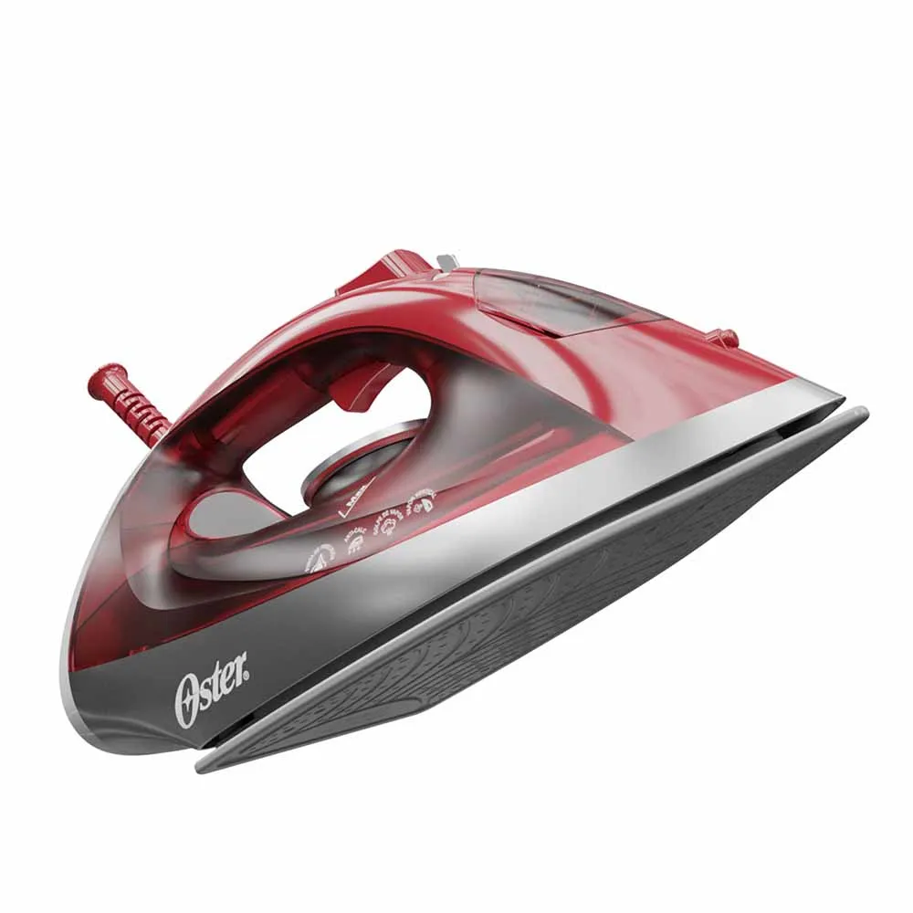 Plancha de Vapor Oster Roja Suela Cerámica