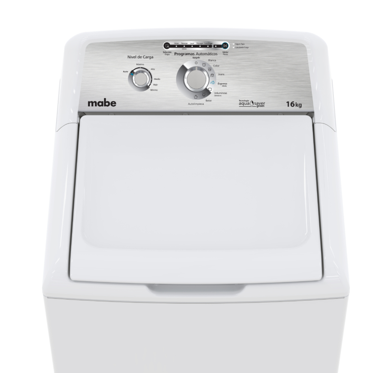 Lavadora Automática Mabe 16 Kg