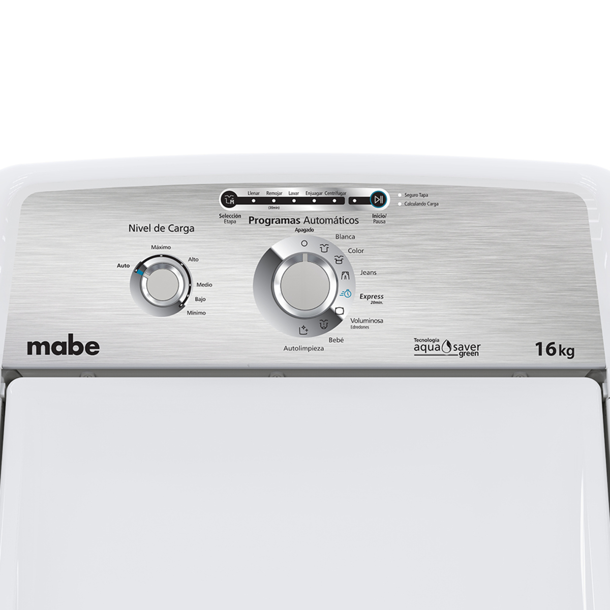 Lavadora Automática Mabe 16 Kg