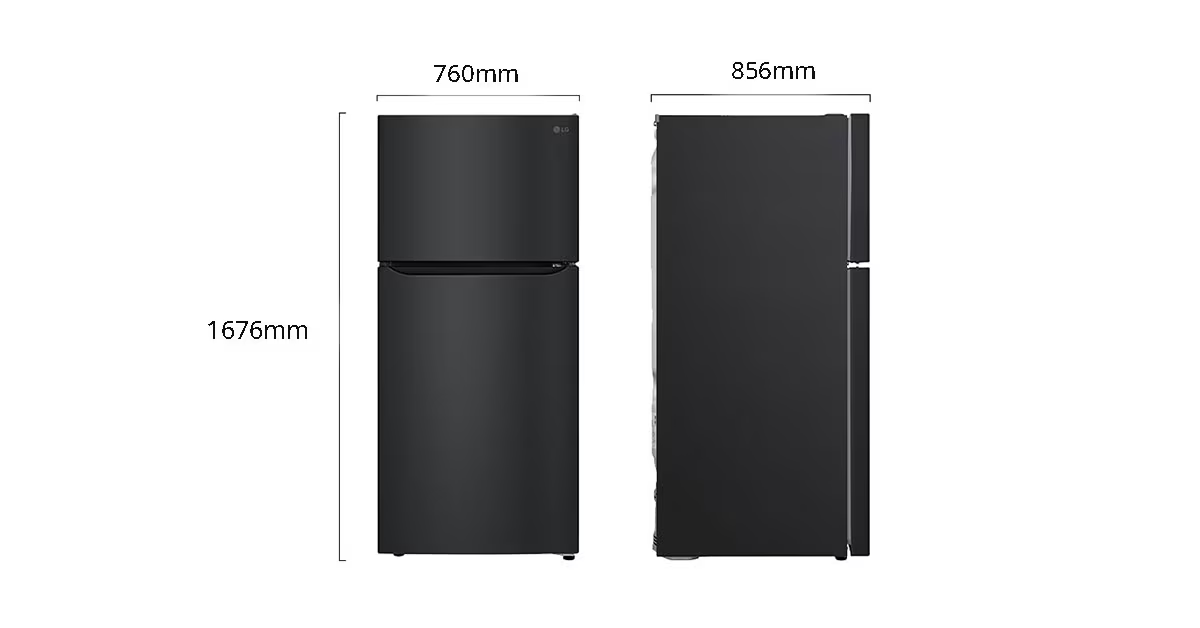 Refrigerador LG Top Freezer 20³pies Negro Essence Smart Inverter