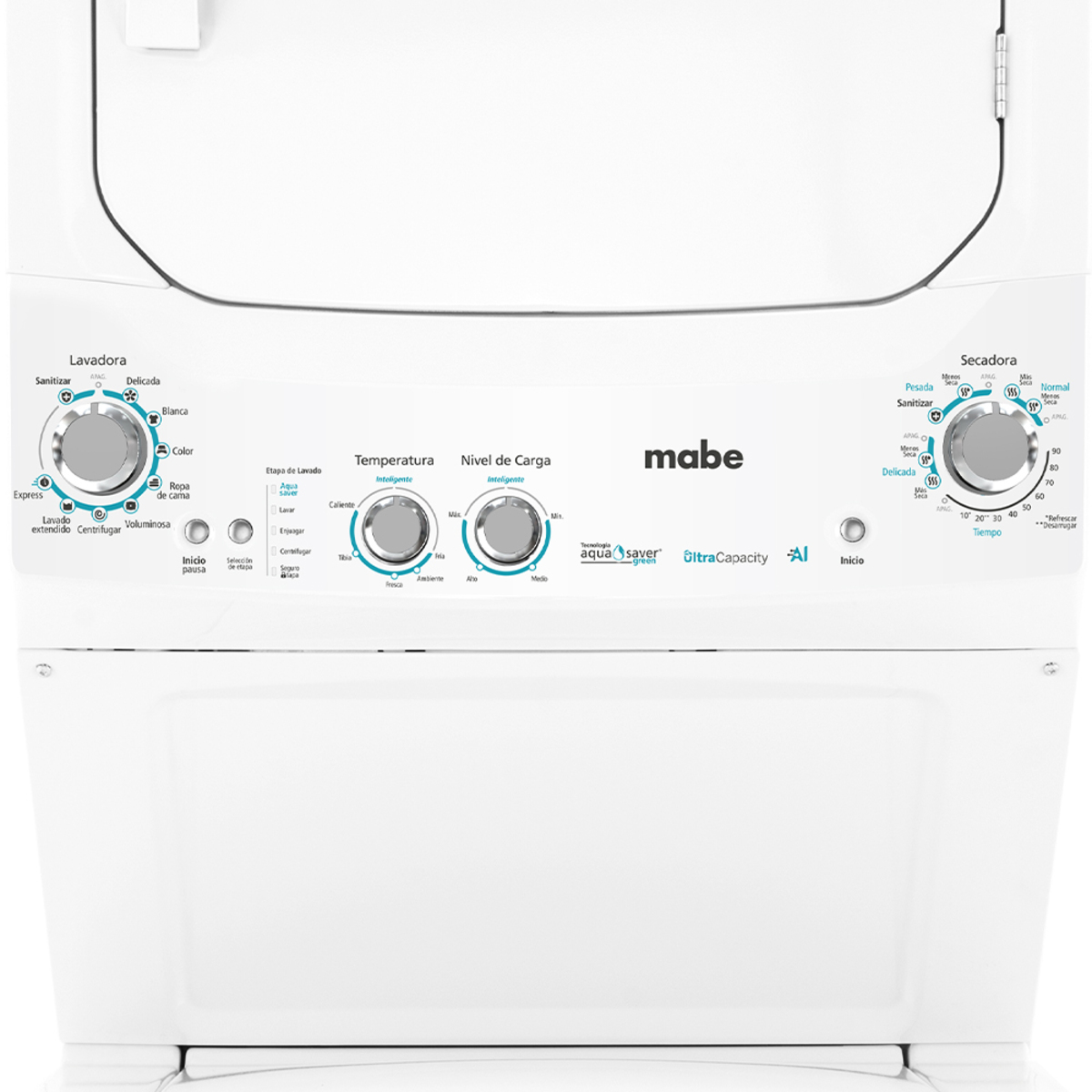 CENTRO DE LAVADO MABE A GAS 24 KG BLANCO