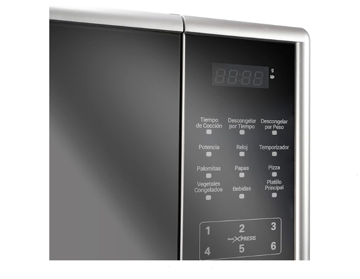 Horno De Microondas Mirage 1.1 Plata
