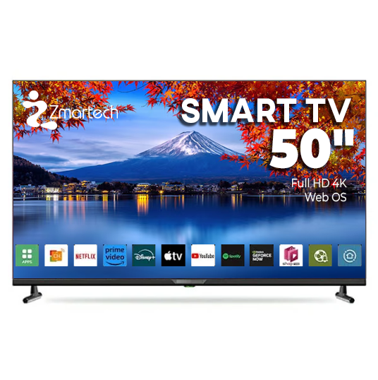 Pantalla Zmartech 50" Smart TV Web OS FHD 4K