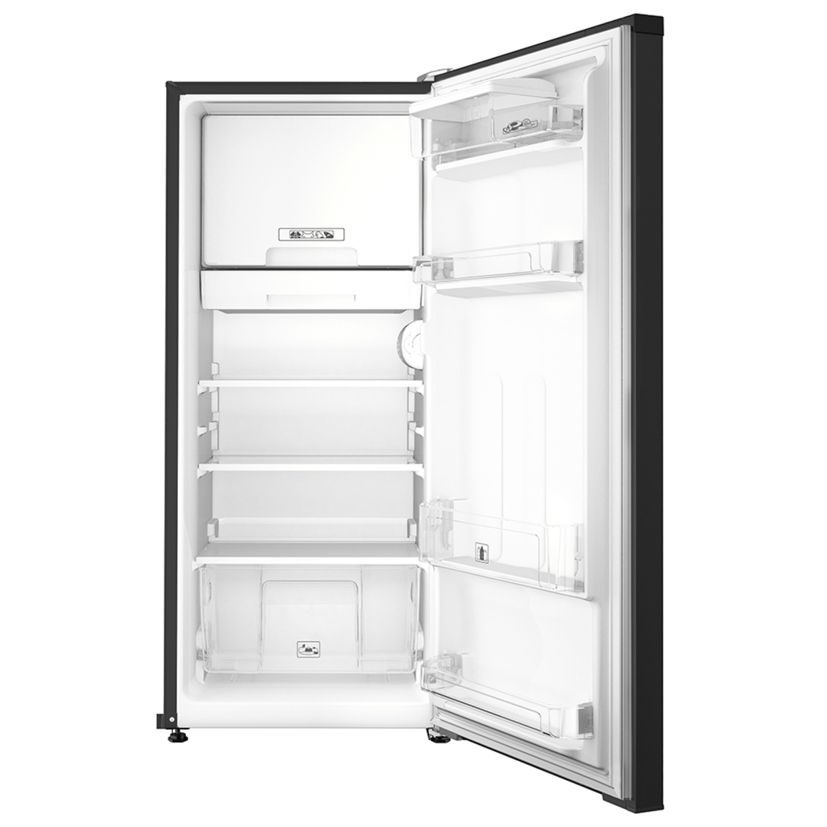 Refrigerador 210 L Black Stainless Steel