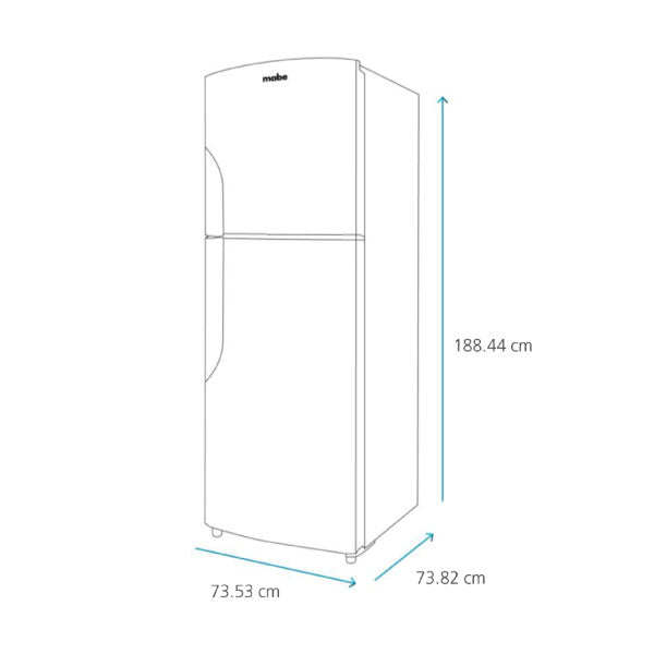 Refrigerador Automático Mabe 19 Pies 510L Inoxidable Mate