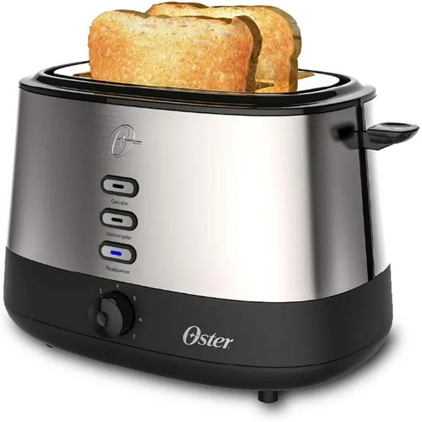 Tostador De Pan Oster 2 Rebanadas Acero Inoxidable