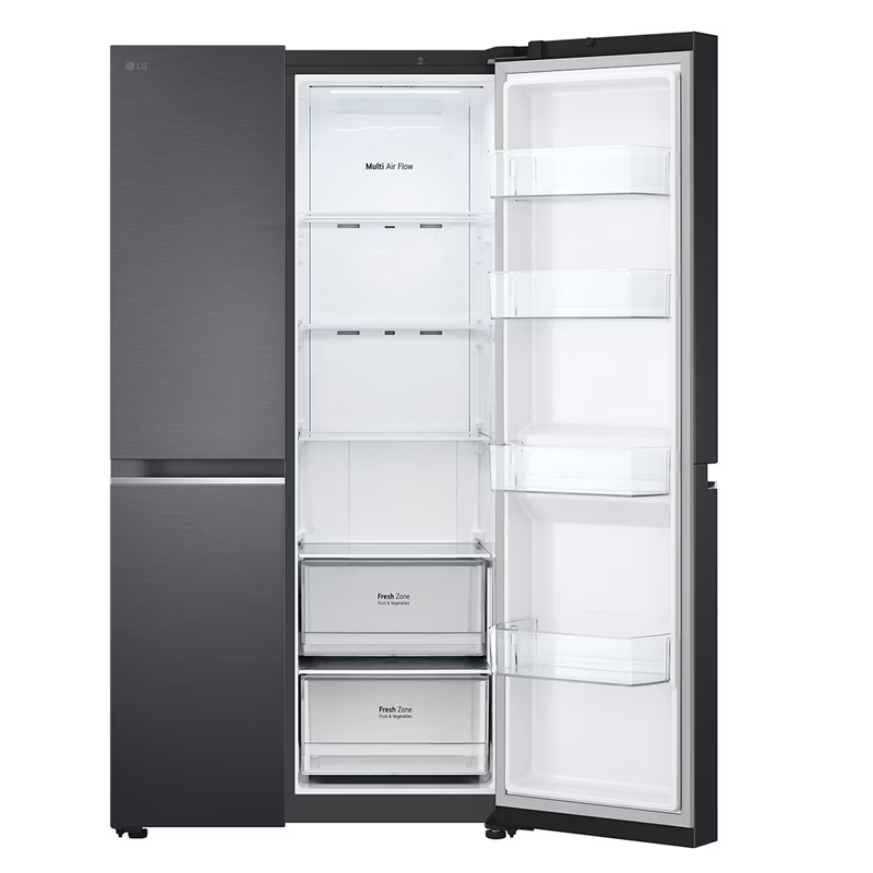 Refrigerador Lg Side By Side 28 Pies Smart Inverter Negro Mate