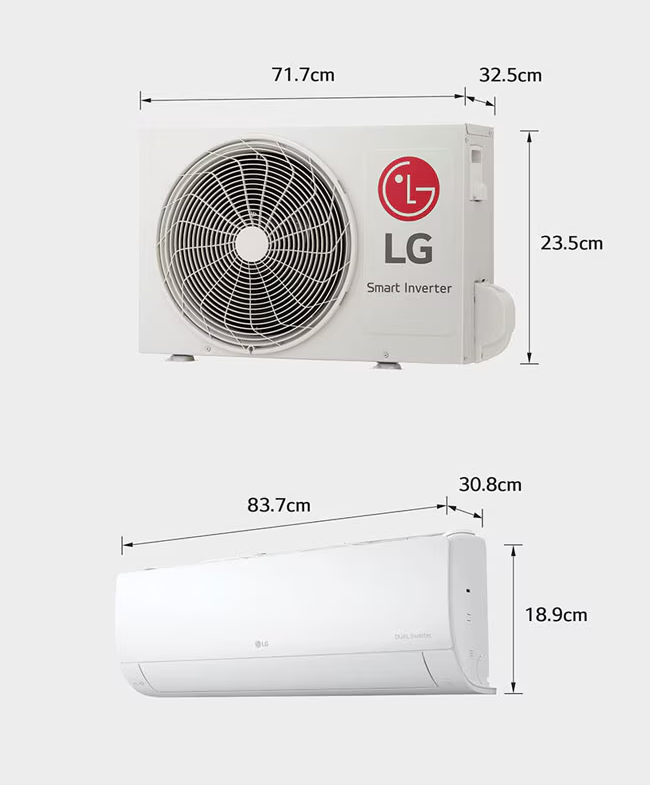 Aire Acondicionado Dual Cool Inverter Lg 12K BTUS 110V