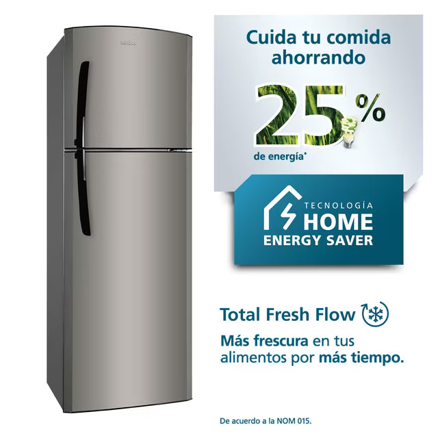 Refrigerador Aut. Mabe 11 Pies 300L Silver Sin Desp. De Agua