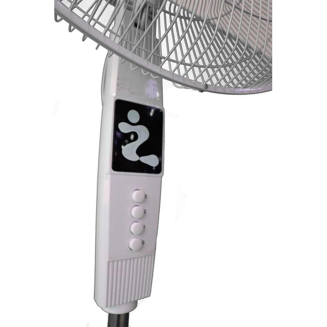 Ventilador Zmartech Pedestal 18" Blanco