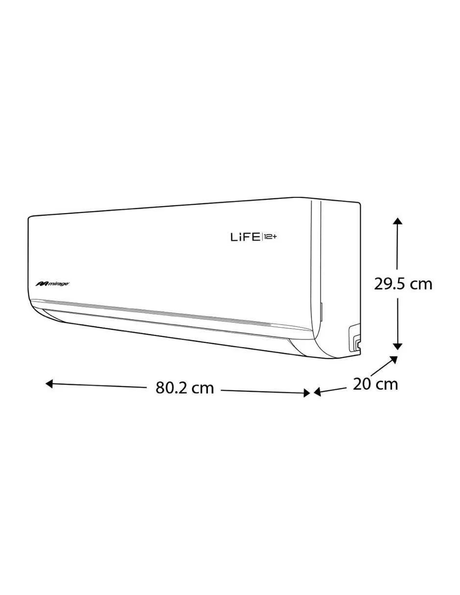 Aire Acondicionado Mirage Life+ 12K BTUS 110V Solo Frio