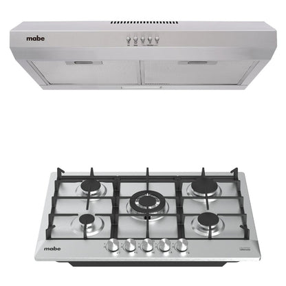 Parrilla De Empotre 30" Mabe Y Campana Bajo Gabinete Inox