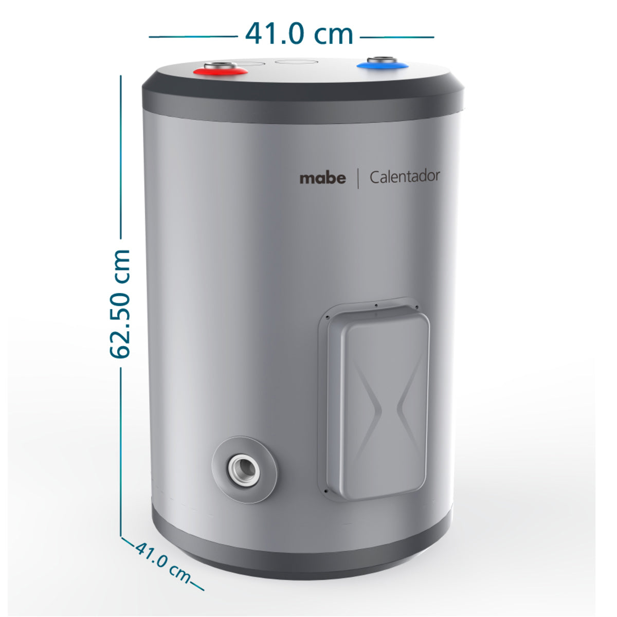 Calentador Eléctrico De Deposito Mabe 40L / 1 Servicio 110 V Silver