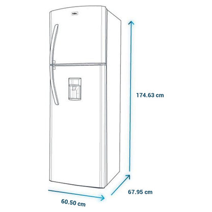 Refrigerador Mabe 11 Pies 300L C/Dispensador