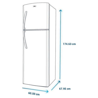 Refrigerador Automático Mabe 11 Pies 300L Silver