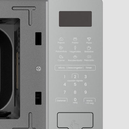 Horno De Microondas Mabe 0.7 Cuft Gris