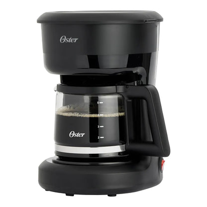 Cafetera Oster 5 Tazas Filtro Reutilizable Negra