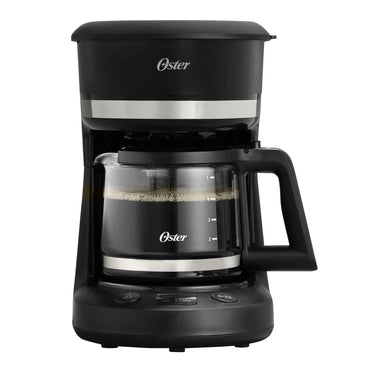 Cafetera Oster Programable 5 Tazas Filtro Reutilizable y Pantalla LED