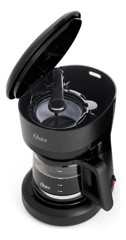 Cafetera Oster 5 Tazas Boton Con Luz De Encendido Negro