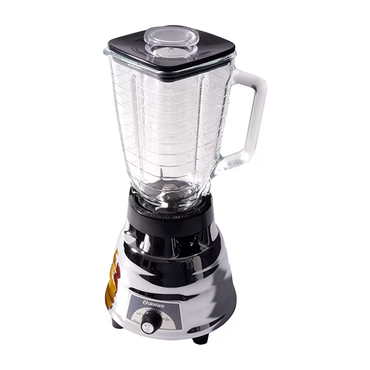 LICUADORA CROMADA  2 VEL, VASO VIDRIO, OSTER