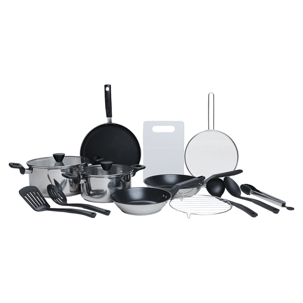 BATERIA 15 PZ 304 ACERO INOX