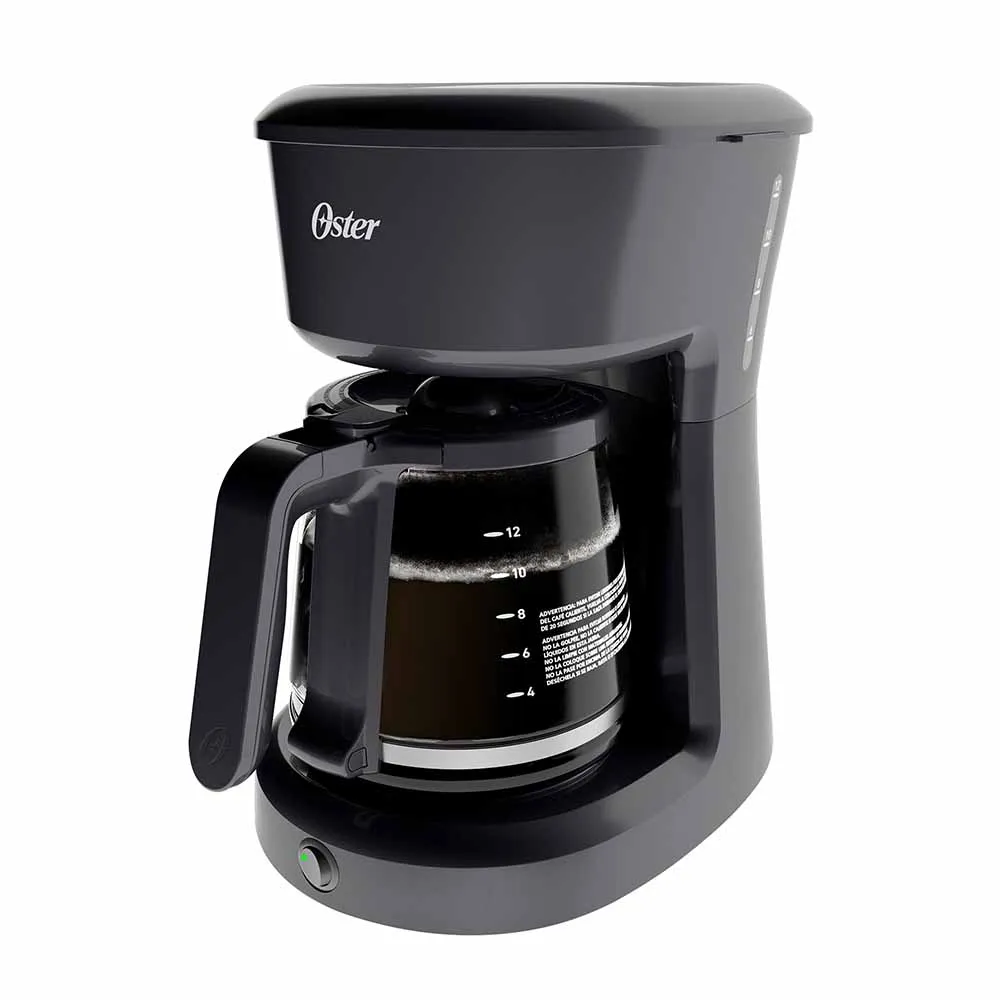 Cafetera Oster 12 Tazas Switch Negra