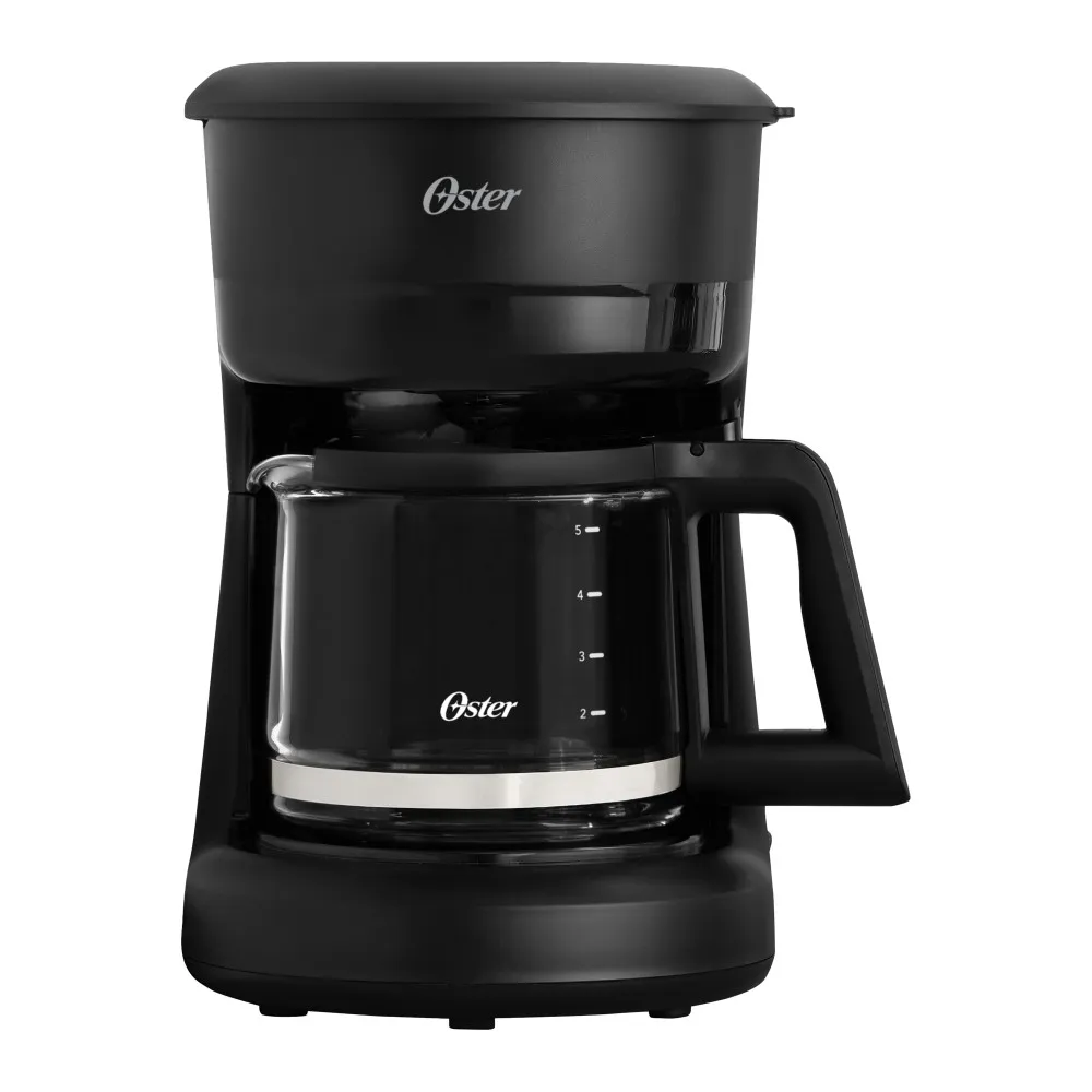 Cafetera Oster 5 Tazas Filtro Reutilizable Negra