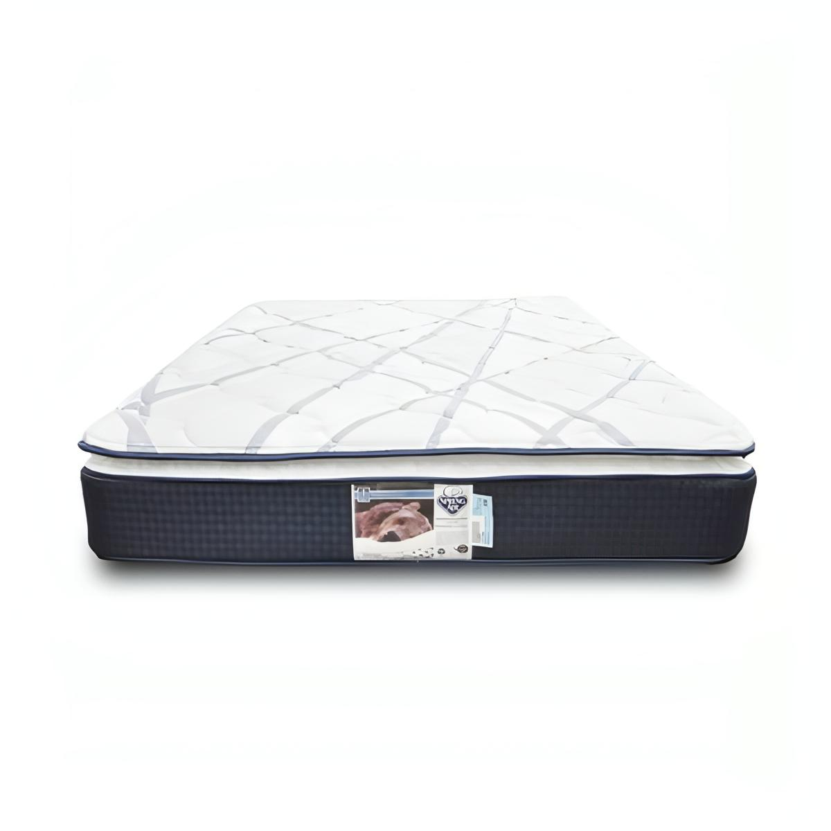 COMBO COLCHON SPRING AIR CARMIN MATRIMONIAL + BASE DE CAMA MATRIMONIAL TAPIZADA