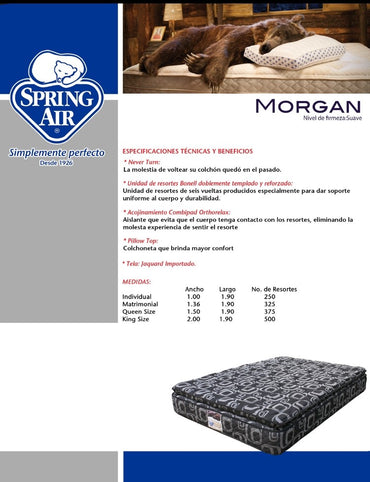 Colchón Spring Air MORGAN King Size