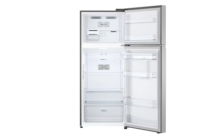 Refrigerador Lg Top Mount 14 pies³ 360 L Inverter Plateado C/Dispensador