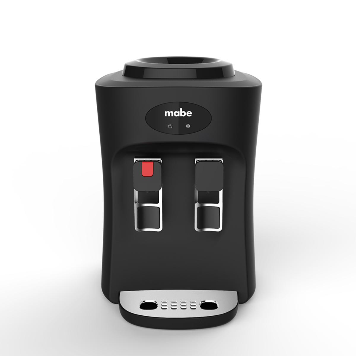 Enfriador De Agua De Mesa Mabe Color Negro 2 Llaves