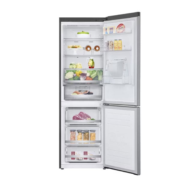 Refrigerador Inteligente LG ThinQ™ con Congelador Abajo 12 pies cúbicos - Plata con Despachador de Agua | SMART INVERTER