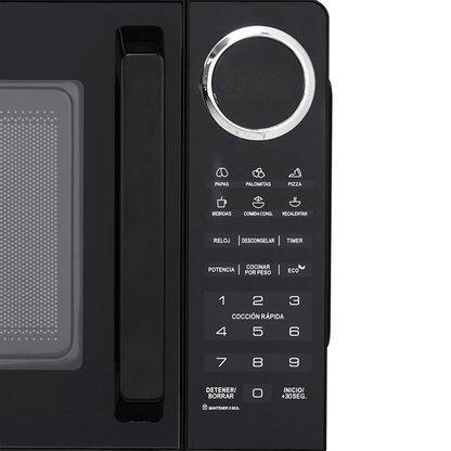 Microondas 0.9 pies cúbicos Negro