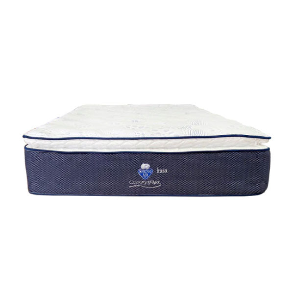 COMBO COLCHON SPRING AIR ITALIA MATRIMONIAL + BASE DE CAMA MATRIMONIAL TAPIZADA