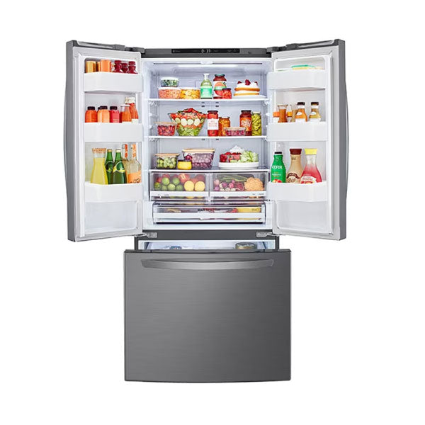 Refrigerador French Door 25 pies cúbicos - Plata con Ancho Estrecho de 833mm | LINEAR INVERTER