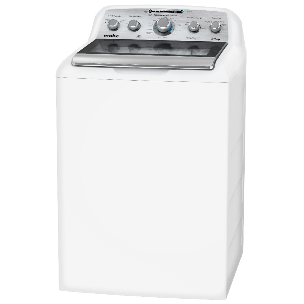 Lavadora Automatica 24KG Blanca Con Sanitizado Mabe