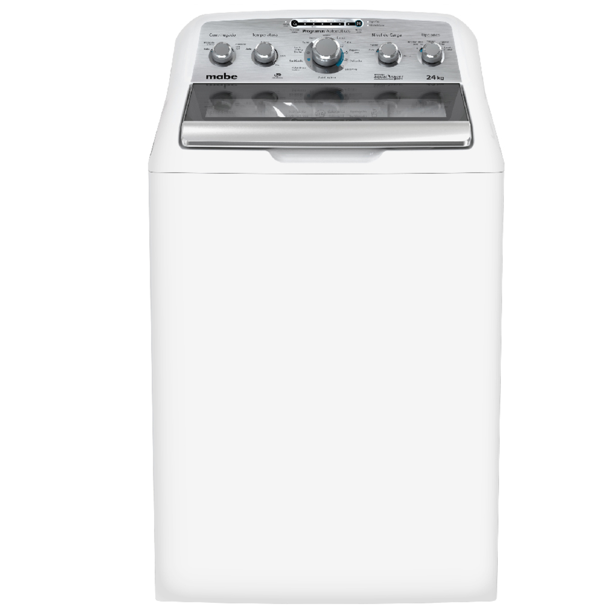 Lavadora Automatica 24KG Blanca Con Sanitizado Mabe