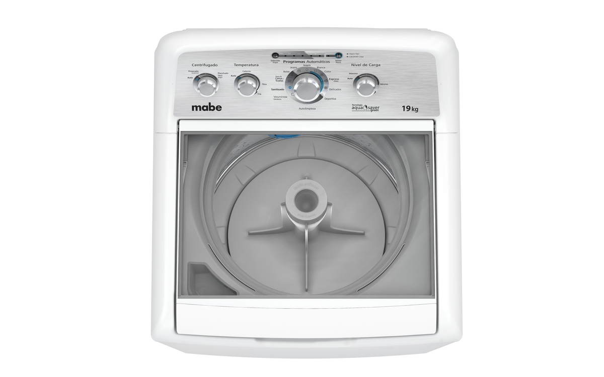 LAVADORA AUTOMATICA AGITADOR 19 KG MABE BLANCA